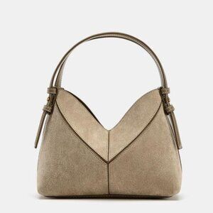 ZARA TOPSTITCH MINI SHOPPER